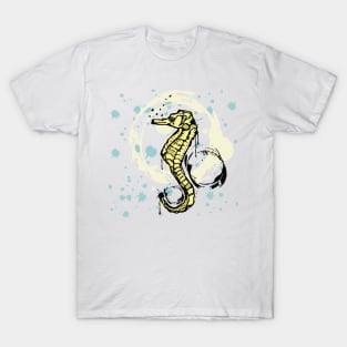 Seahorse watercolor sketch T-Shirt